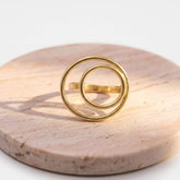 Double Moon Phase Cocktail Ring | Nita