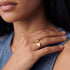 Adjustable Double Triangle Open Ring | Mimi Ecodunia