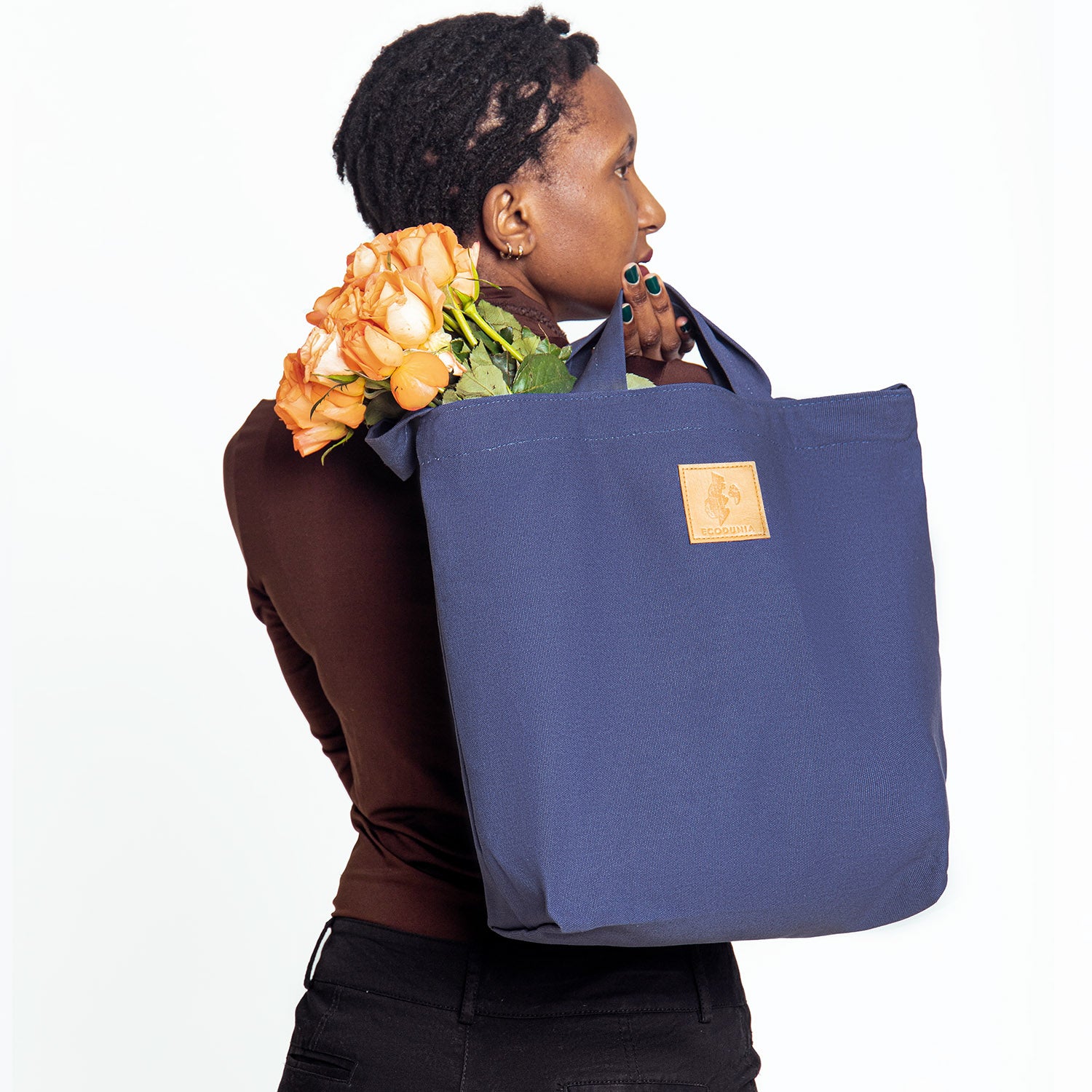 The Amani Carry All Bag - Blue