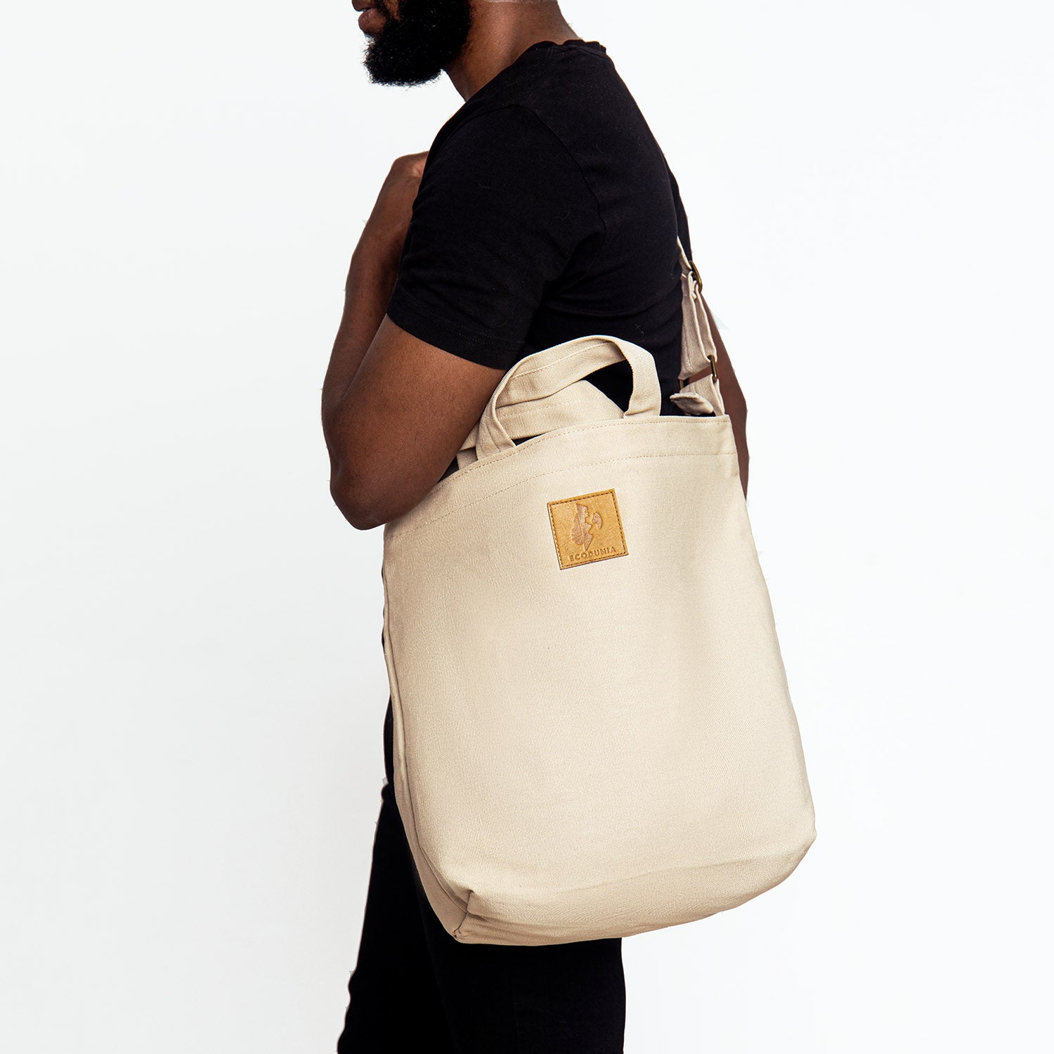 The Amani Carry All Bag - Sand White