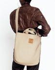 The Amani Carry All Bag - Sand White