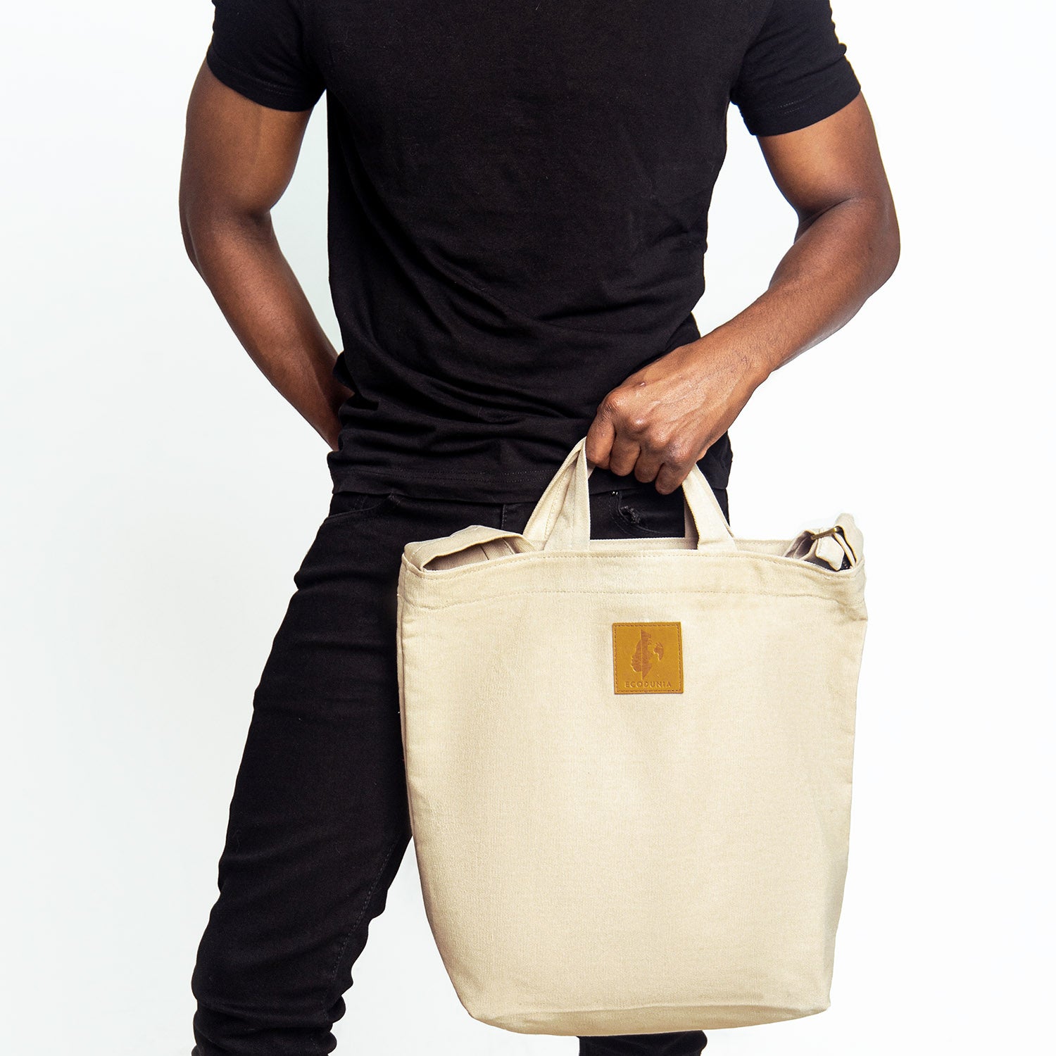 Canvas Carry-All Crossbody Bag for Men &amp; Women | Amani 