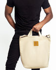 The Amani Carry All Bag - Sand White