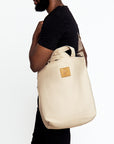 The Amani Carry All Bag - Sand White