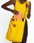 The Amani Carry All Bag - Yellow