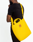 The Amani Carry All Bag - Yellow