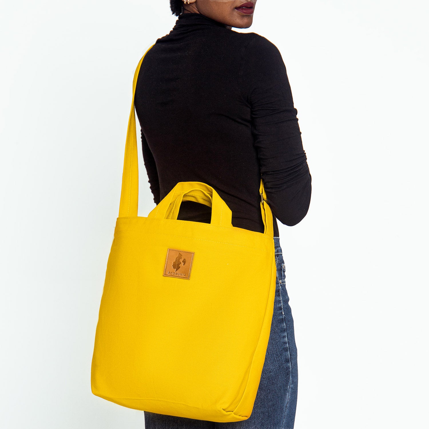 The Amani Carry All Bag - Yellow