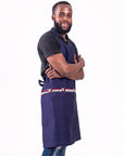 Jikoni Full Apron - Navy Blue