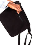 The Mini Amani Crossbody Bag - Black