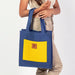 Safari Tote Bag - Blue / Yellow