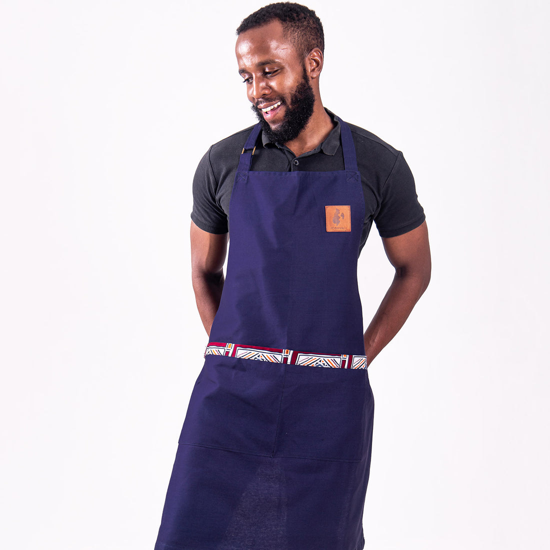 Jikoni Full Apron - Navy Blue