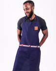 Jikoni Full Apron - Navy Blue