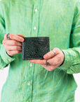 Fish Leather Wallet • Bifold - Slim | Green