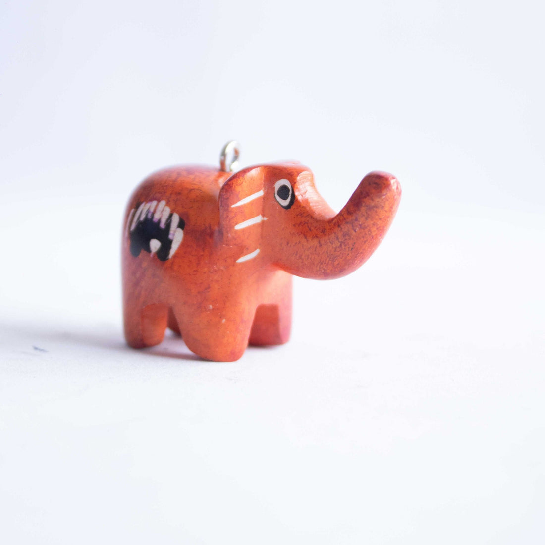 Hand Carved Elephant Soapstone Sculpture