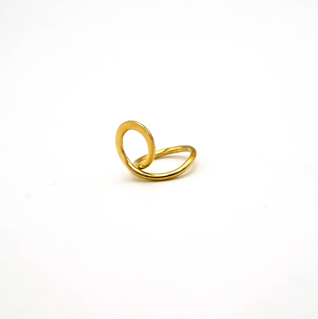 Feni Brass Wave Ring