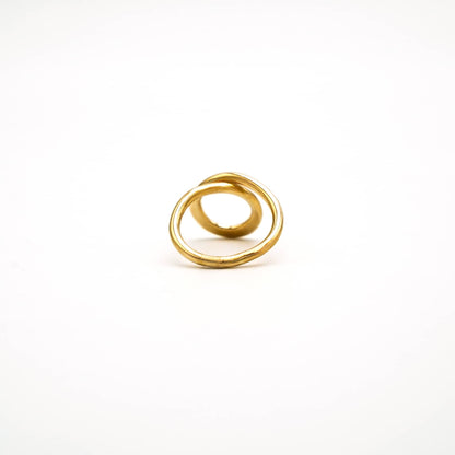 Feni Brass Wave Ring