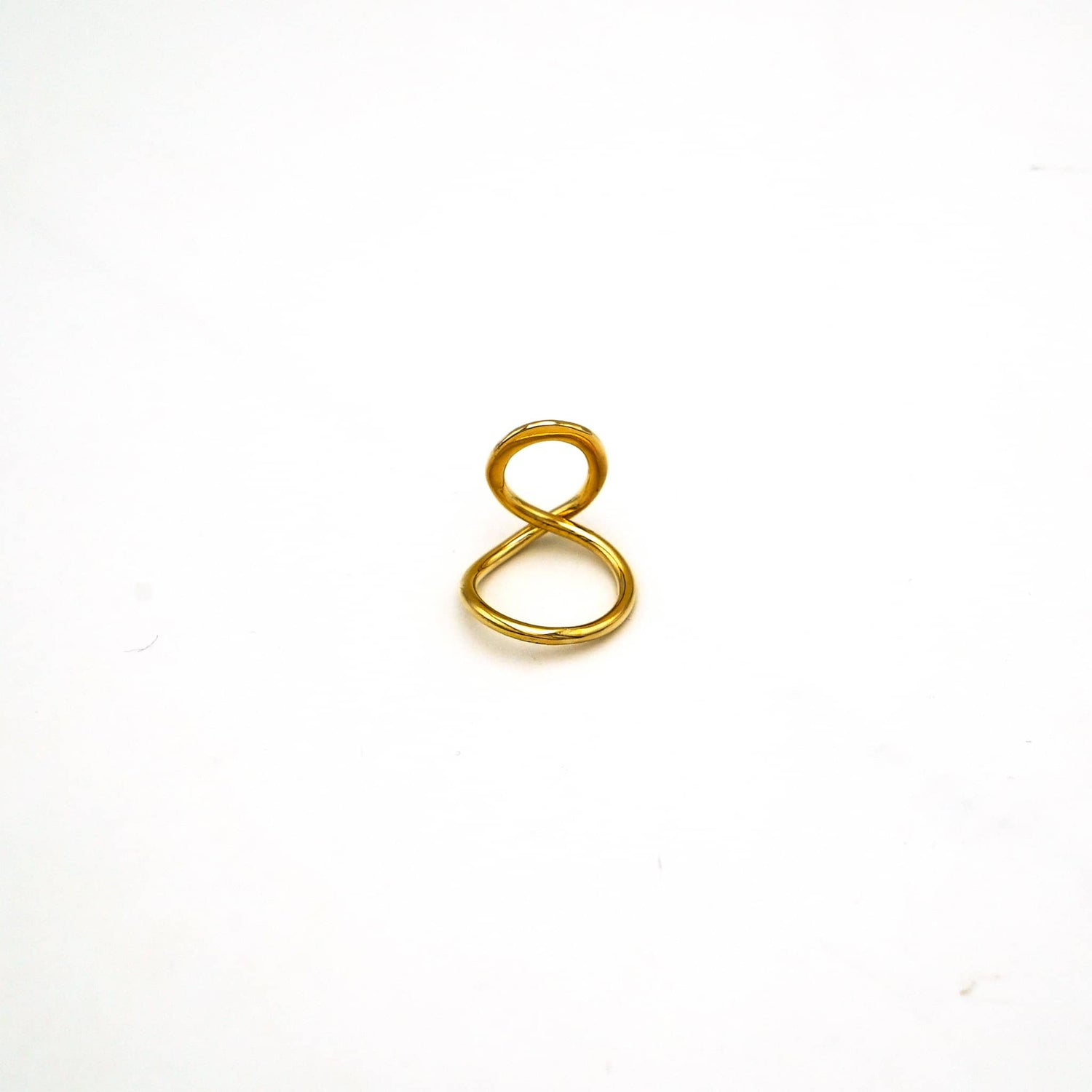 Feni Brass Wave Ring