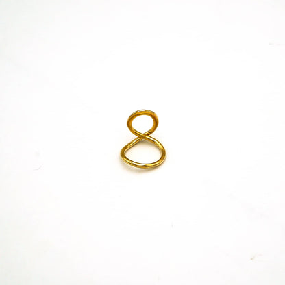 Feni Brass Wave Ring