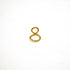 Feni Brass Wave Lucky Eight Ring