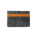 Fish Leather Card Holder - Gray