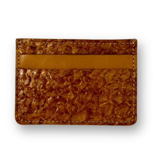 Fish Card Holder Wallet, Unisex Leather Card Case - EcoDunia 