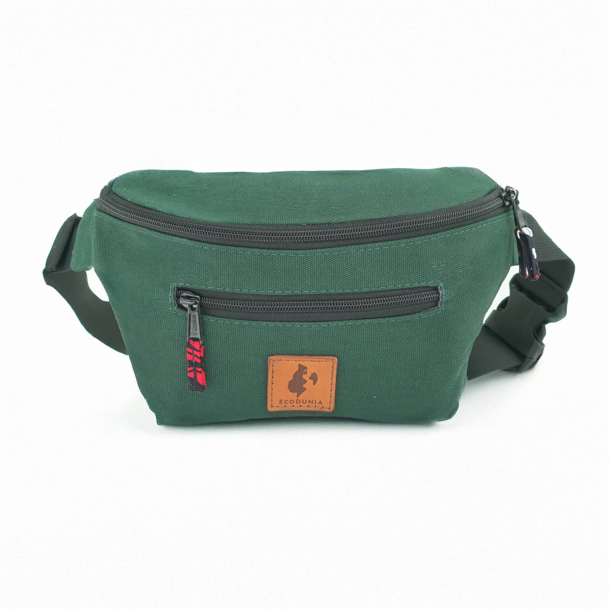 Anto Canvas Crossbody Fanny Pack #color_forest-green
