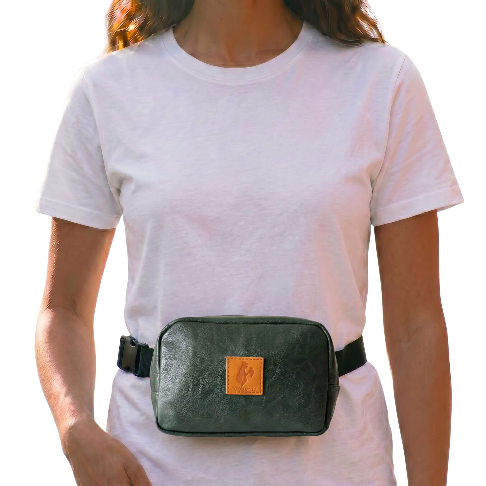 Vegan Leather Crossbody Belt Bag Ecodunia 