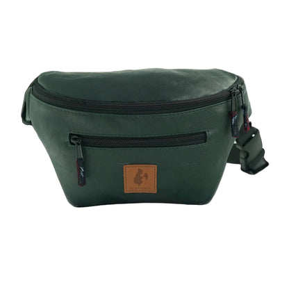 Forest Green Vegan Crossbody Fanny Pack 