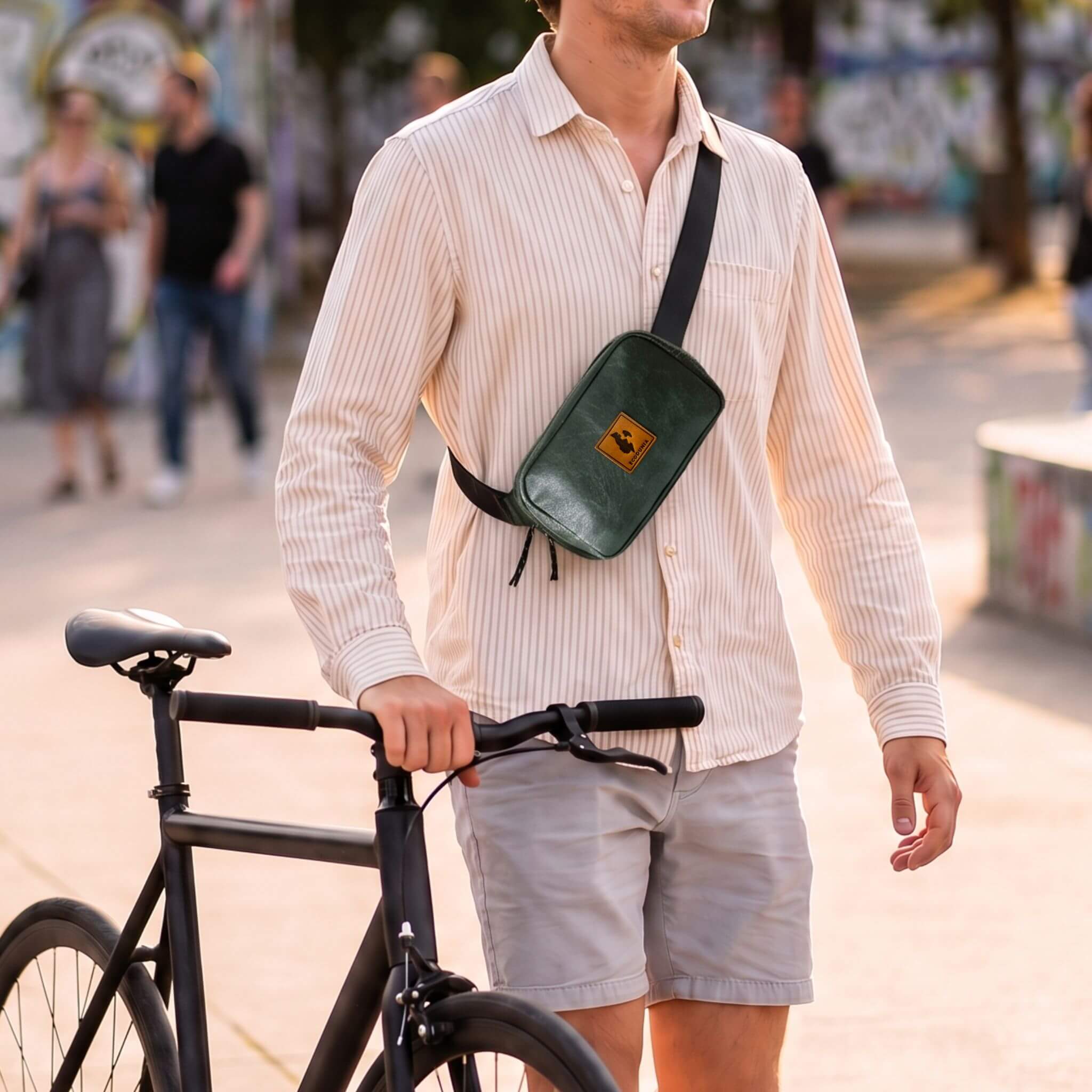 Vegan Leather Crossbody Belt Bag Ecodunia 