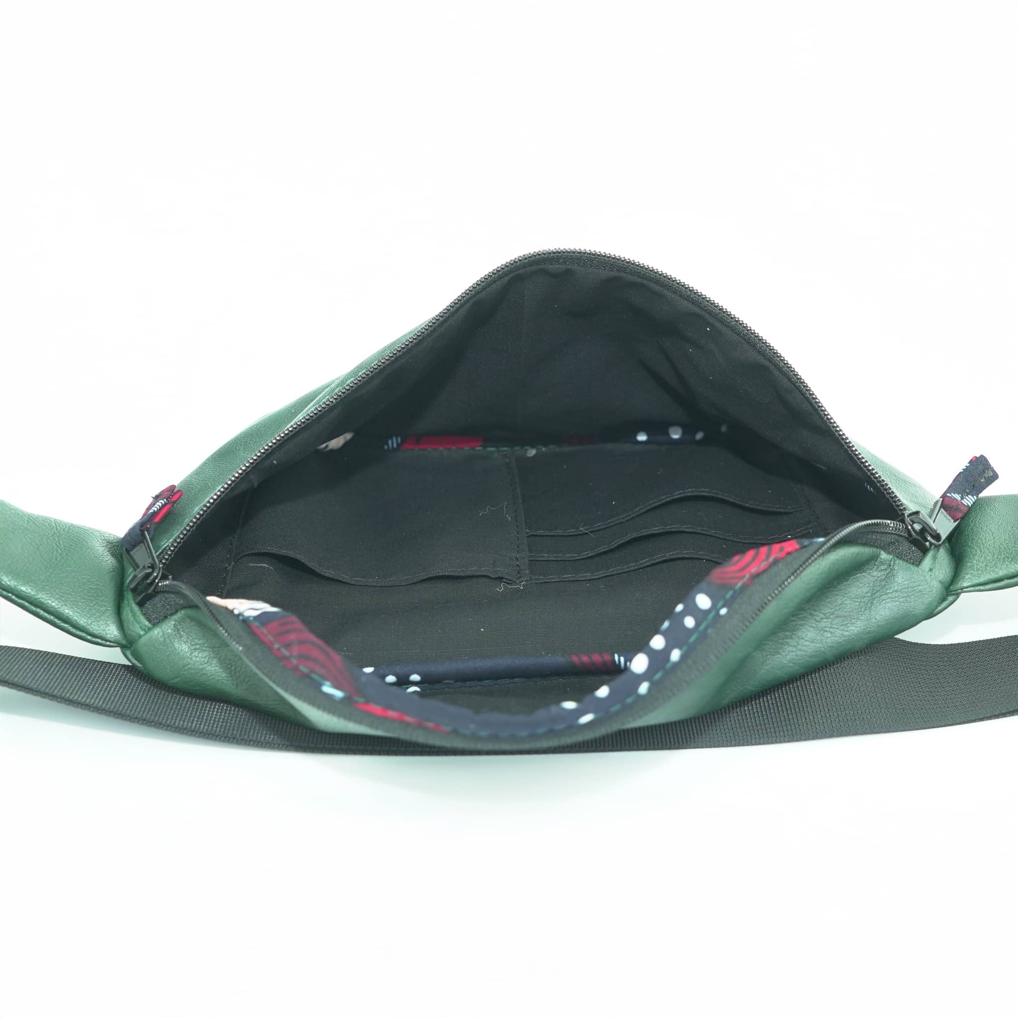 Forest Green Vegan Crossbody Fanny Pack 