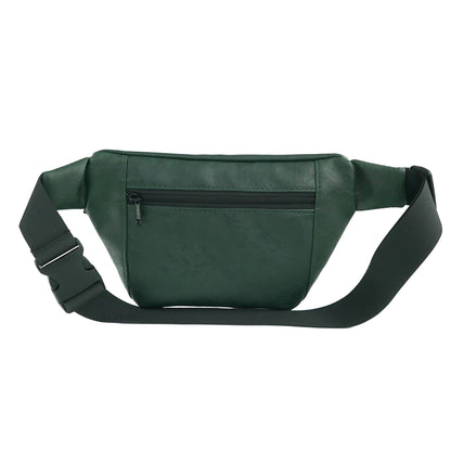 Forest Green Vegan Crossbody Fanny Pack 