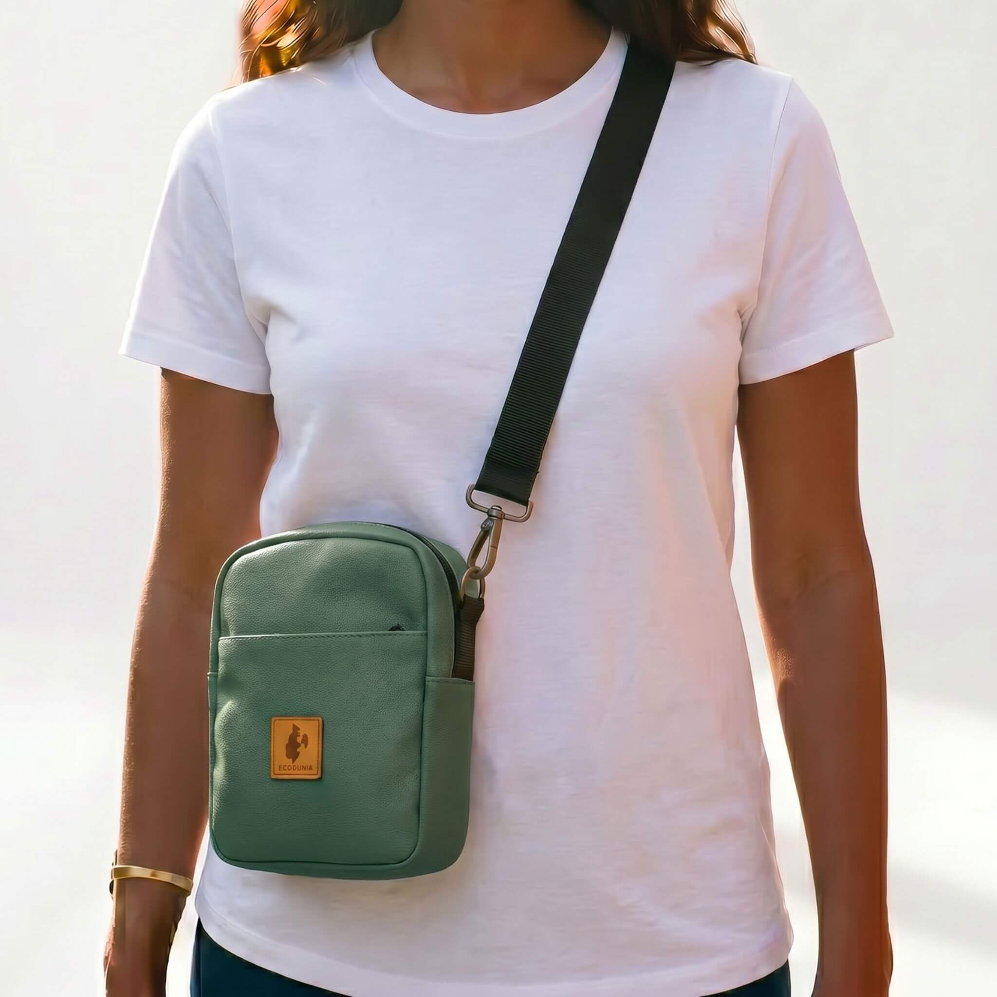 Rozi Vegan Leather Crossbody Bag 2L 