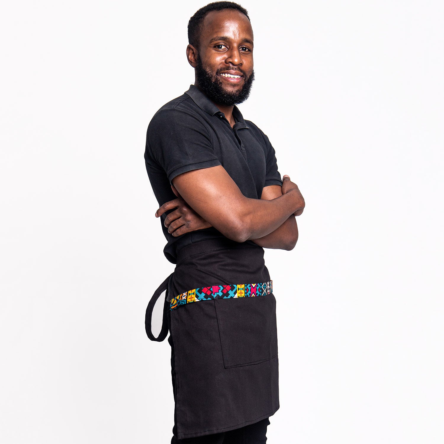 Jikoni Half Apron - Black