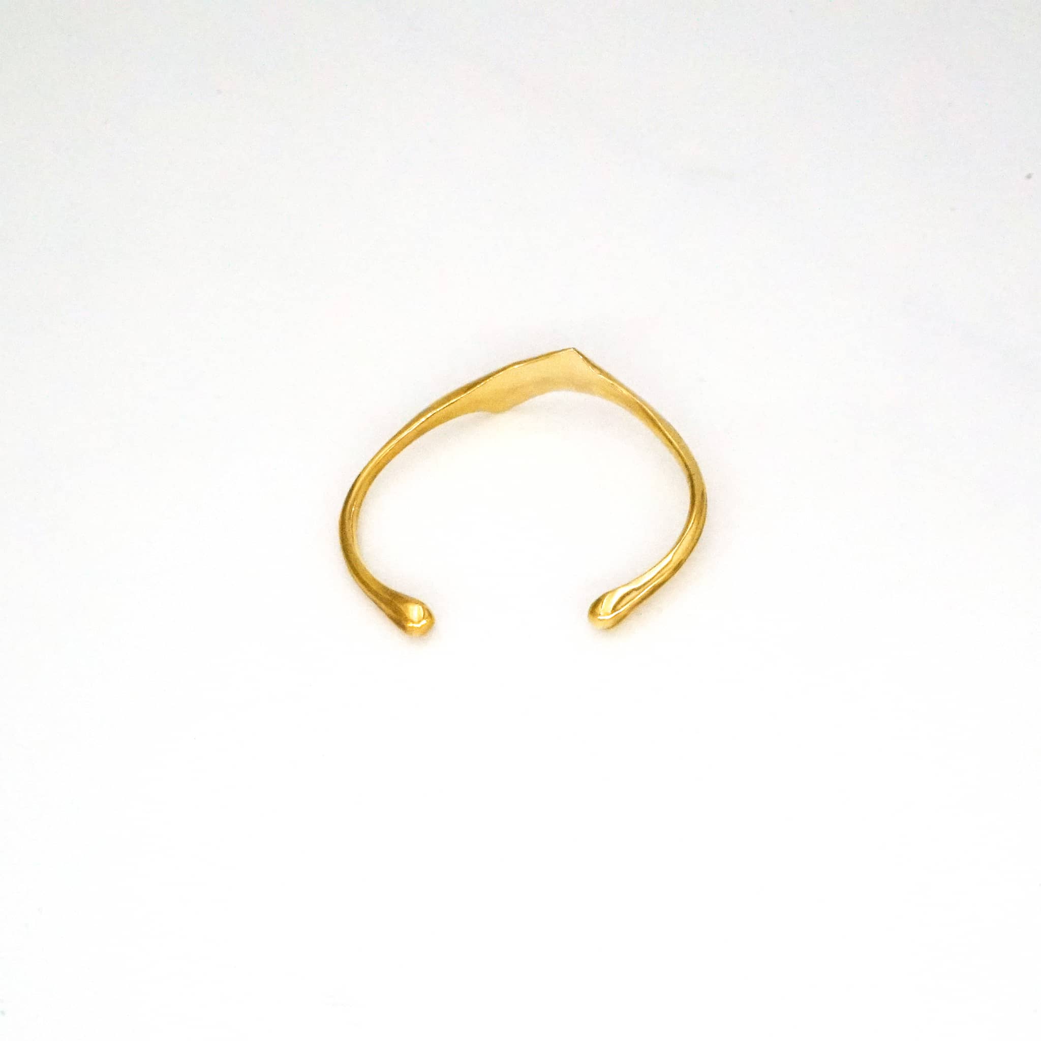 Geo Brass Cuff Bracelet | Funzi