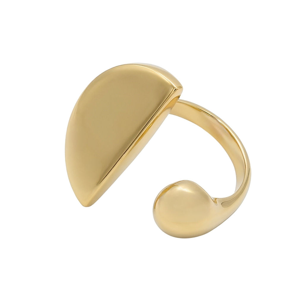 Semi-Circle and Teardrop Open Ring | Funzi - EcoDunia