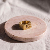 Dari Geometric Initial Ring for Men and Women Ecodunia