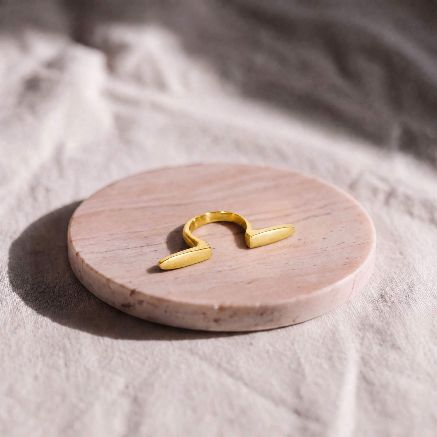 Geometric Open Cuff Ring | Njia - EcoDunia