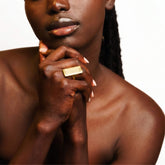Goma Brass Smooth Ring