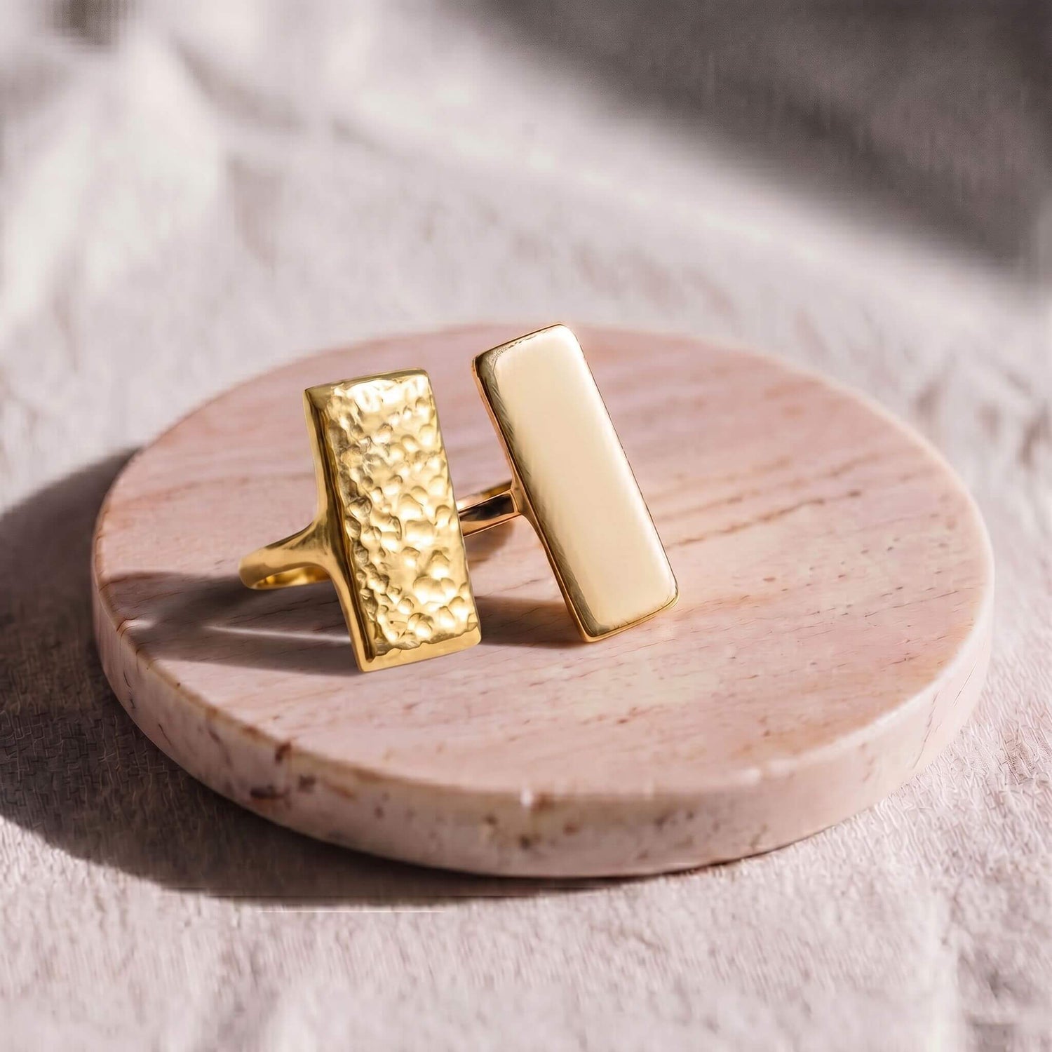 Goma Brass Smooth Ring