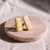 Goma Brass Smooth Ring