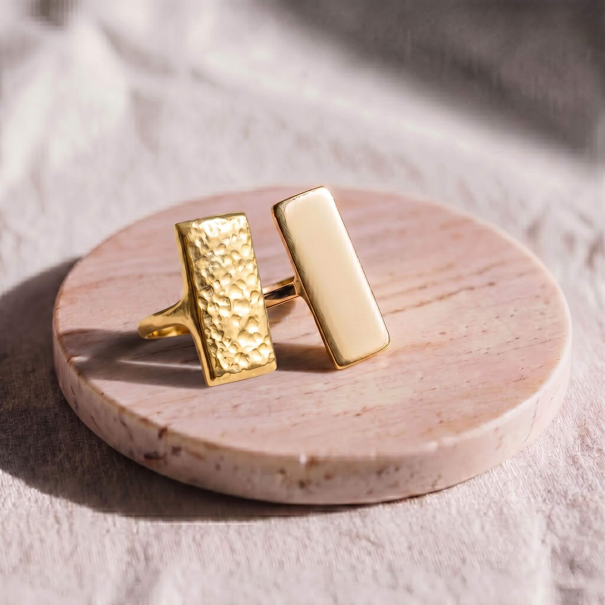 Goma Brass Smooth Ring