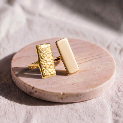 Goma Brass Smooth Ring