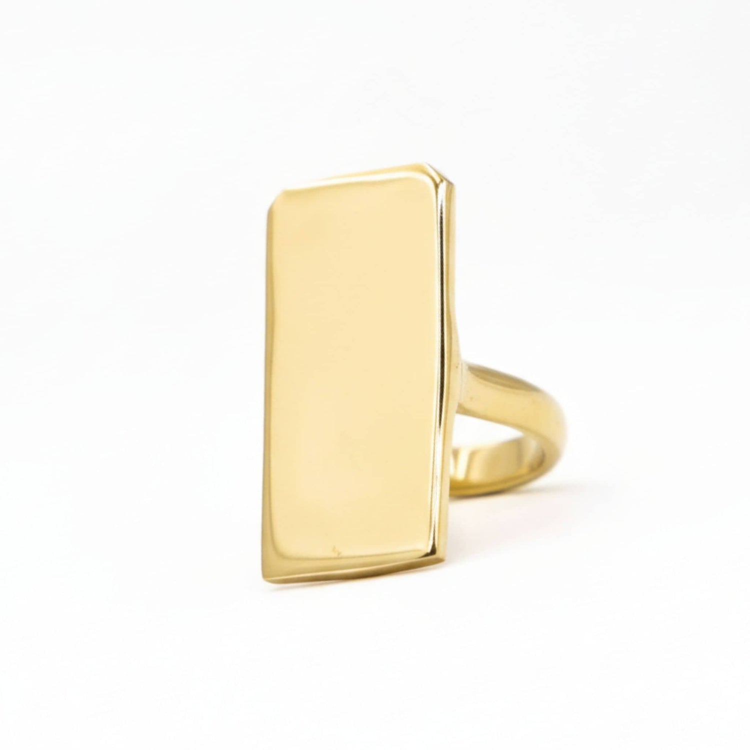 Goma Brass Smooth Ring