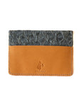 Fish Leather Card Holder - Gray