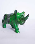 Carved Soapstone Animals - Rhino