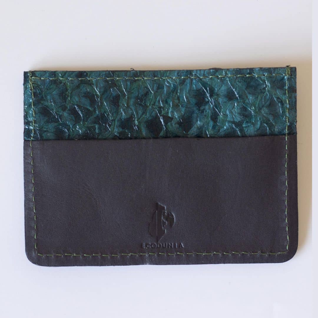 Fish Card Holder Wallet, Unisex Leather Card Case - EcoDunia 