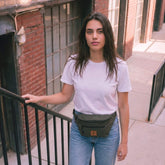 Anto Canvas Crossbody Fanny Pack 