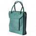 Nakuru Leather Bag-  Green Elephant Print