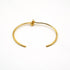 Open Knot Cuff Bracelet in Brass for Women - Tatu
