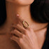 Oval Loop Brass Ring | Waya - EcoDunia